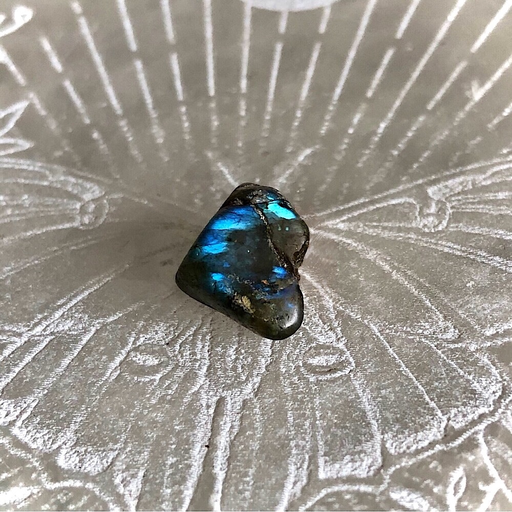 Small Blue Labradorite Stone